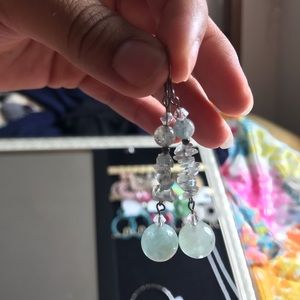 light turquoise earrings